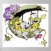 Marsupilami im Nest mit der Familie Poster (Vorne)