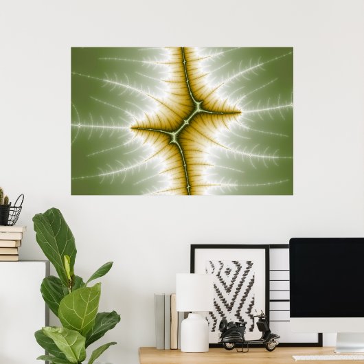 Mart - Fraktal Poster (Heimbüro)