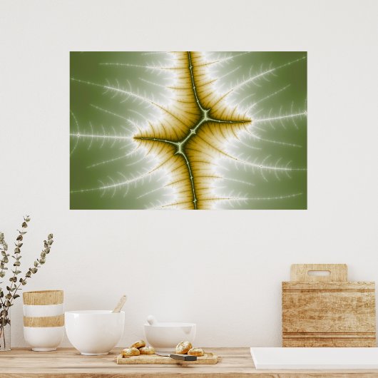 Mart - Fraktal Poster (Küche)