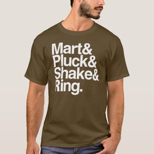 Mart&Pluck&Shake&Ring. (Dunkelheit) T-Shirt (Vorderseite)