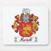 Martelli Familienwappen Mousepad (Vorne)