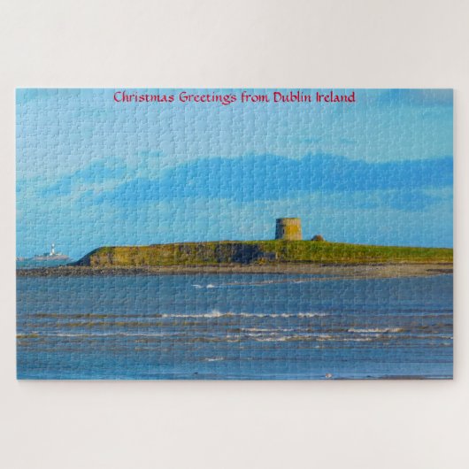 Martello Tower Dublin Irland. Jigsaw Puzzle (Horizontal)