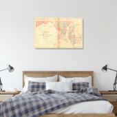 Martenets Karte von Maryland, Atlas Edition Leinwanddruck (Insitu (Schlafzimmer))