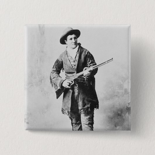 Martha Canary c.1895 Button (Vorderseite)