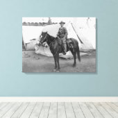 Martha Canary "Calamity Jane" auf Horseback Leinwanddruck (Insitu (Holzboden))