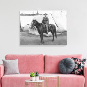 Martha Canary "Calamity Jane" auf Horseback Leinwanddruck (Insitu (Wohnzimmer))