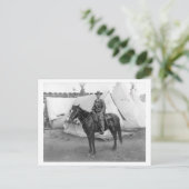 Martha Canary "Calamity Jane" auf Horseback Postkarte (Stehend Vorderseite)