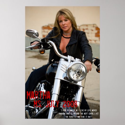 Martha, Frau Juli 2008 Poster (Vorne)