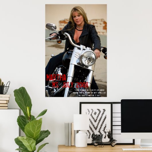 Martha, Frau Juli 2008 Poster (Heimbüro)