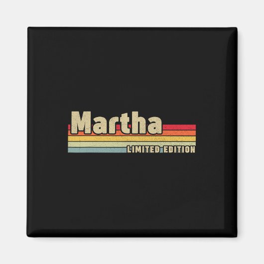Martha Geschenk Name Personalisiert Geburtstag Spa Magnet (Vorne)