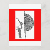 Martha Graham Dancing Postkarte (Vorderseite)