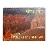 Martha Lewis ist groß: Weit und nahe 2011 Kalender (Titelbild)