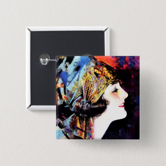 Martha Mansfield Button (Vorne & Hinten)