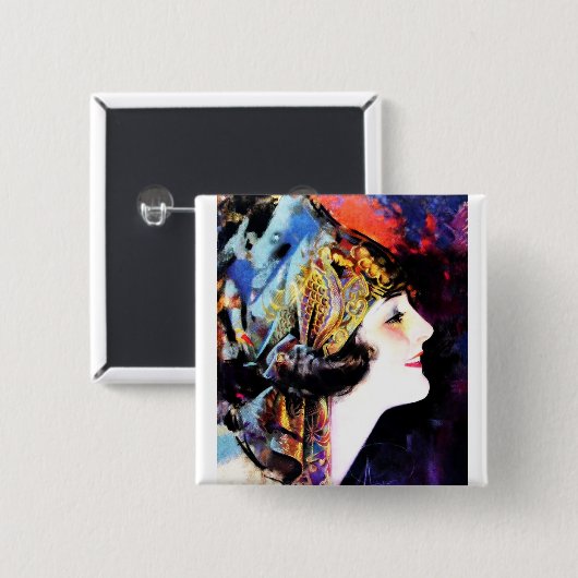 Martha Mansfield Button (Vorne & Hinten)