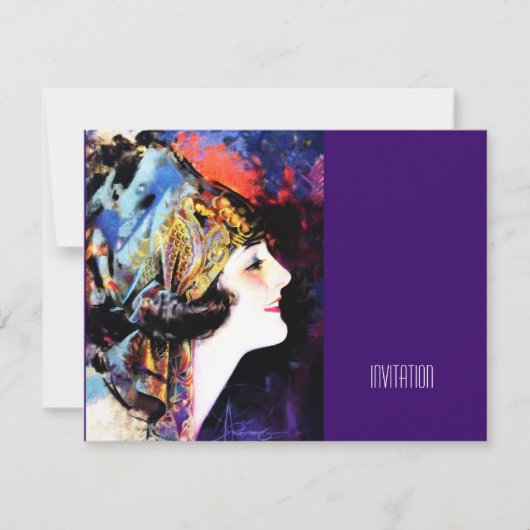 Martha Mansfield Einladung (Vorderseite)