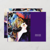 Martha Mansfield Einladung (Vorne/Hinten)