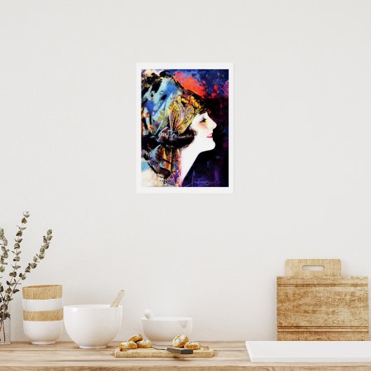 Martha Mansfield, Vintage Poster (Küche)