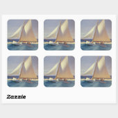 Martha McKeen von der Wellfleet Quadratischer Aufkleber (Blatt)