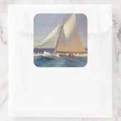 Martha McKeen von der Wellfleet Quadratischer Aufkleber (Tasche)