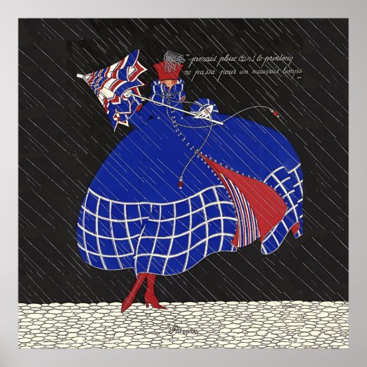 Martha Romme Couture Design Pluvoise Poster (Vorne)