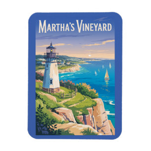 Martha’s Vineyard Massachusetts Leuchtturm Reise Magnet
