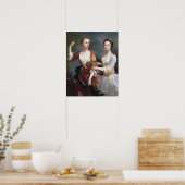 Martha und Teresa Blount, 1716 Poster (Küche)