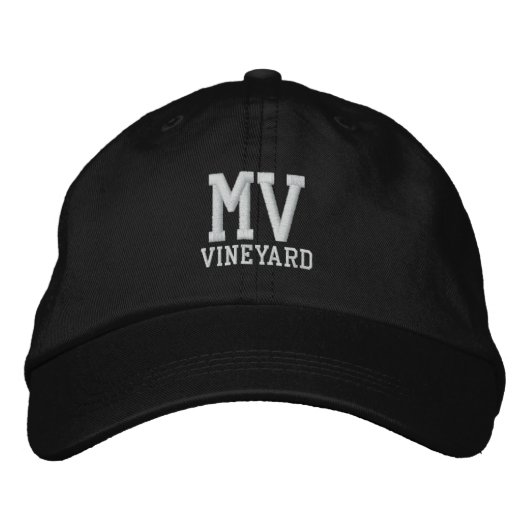 Martha Vineyard Cap (einstellbar) Bestickte Baseballkappe (Vorderseite)