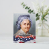Martha Washington, First Lady der USA Postkarte (Stehend Vorderseite)