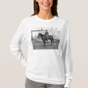 Martha zitronengelbes "Calamity Jane" zu Pferd T-Shirt