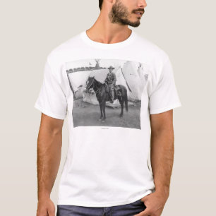 Martha zitronengelbes "Calamity Jane" zu Pferd T-Shirt