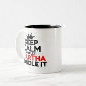 MARTHA ZWEIFARBIGE TASSE (Vorderseite Links)