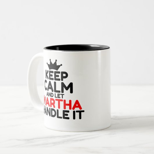 MARTHA ZWEIFARBIGE TASSE (Vorderseite Links)