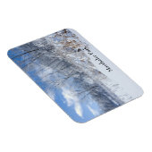 Marthaler Park Frozen Pond and Trees Magnet (Rechte Seite)