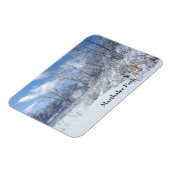 Marthaler Park Frozen Pond and Trees Magnet (Linke Seite)
