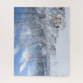 Marthaler Park Frozen Pond and Trees Puzzle (Vertikal)
