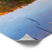 Marthaler Park Herbst- und Teichreflektionen Poster (Ecke)