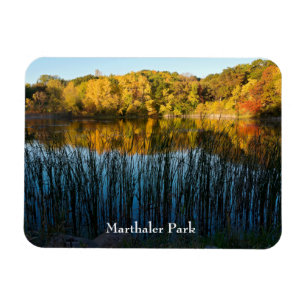 Marthaler Park Herbstreflektionen Magnet