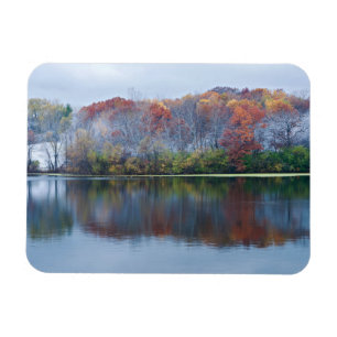Marthaler Park Snowy Herbstvormittag Magnet