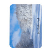 Marthaler Park Snowy Hills Magnet (Vertikal)