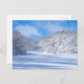 Marthaler Park Snowy Hills Postkarte (Vorne/Hinten)