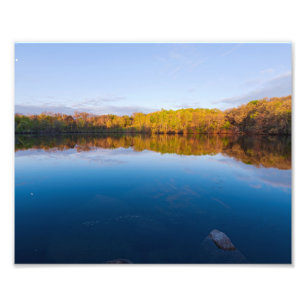 Marthaler Park Sonnenaufgang und Reflexionen Fotodruck
