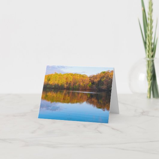 Marthaler-Park-Teich und Waldgebiete Dankeskarte (Vorderseite)