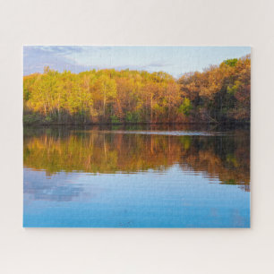 Marthaler-Park-Teich und Waldgebiete Puzzle