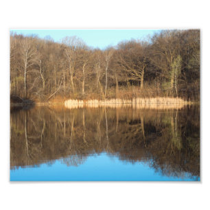 Marthaler Park und Pond Morning Glow Fotodruck