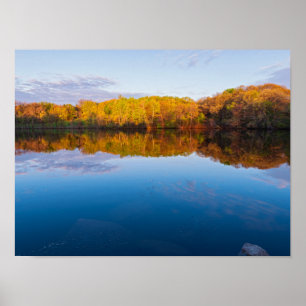 Marthaler Park Wälder und Teich Frühlings-Sonnenau Poster