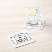 Martha's Vineyard Adirondack Rechteckiger Pappuntersetzer (Vor Ort)