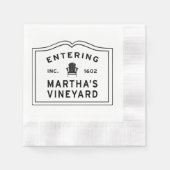 Martha's Vineyard Adirondack Serviette (Vorderseite)