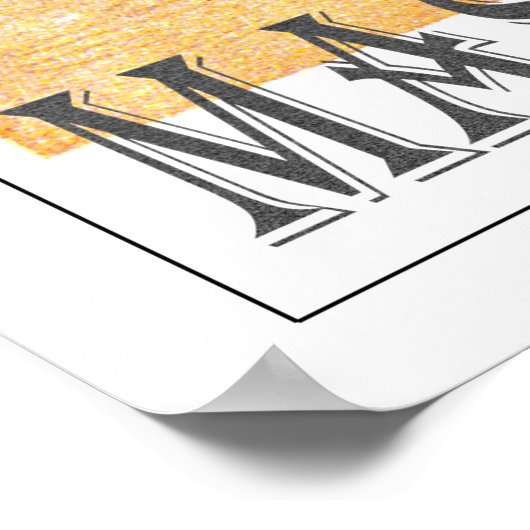 Martha's Vineyard am Strand Poster (Ecke)