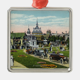 Martha's Vineyard, Ansicht der Ozean-Allee Silbernes Ornament