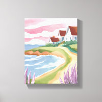 Martha's Vineyard | Aquarellfarbene Strandpfade